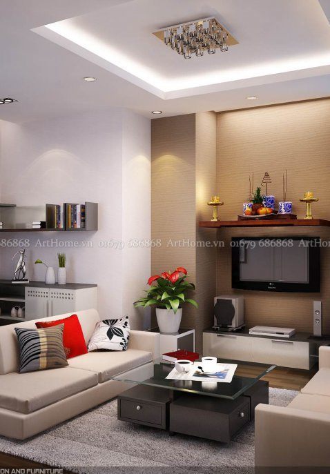 Thiết kế nội thất chung cư A4 Làng QT Thăng Long