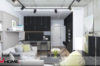 Thiết kế nội thất cực đỉnh cho chung cư mini 30m2