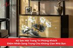 Kệ Sơn Mài Trang Trí Phòng Khách – Điểm Nhấn Sang Trọng Cho Không Gian Nhà Bạn
