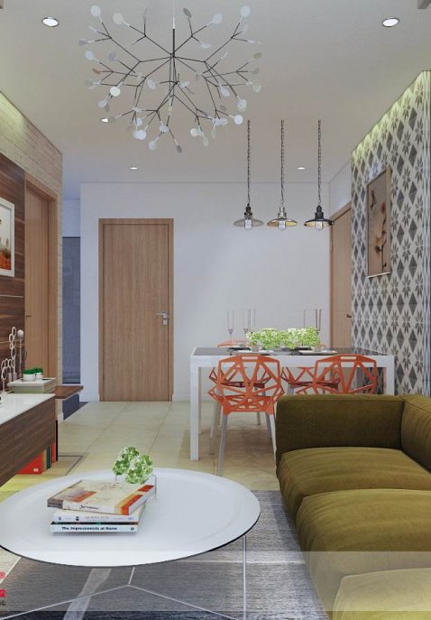 thiết kế nội thất chung cư green stars