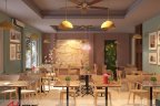 Thiết kế nội thất cafe Lung