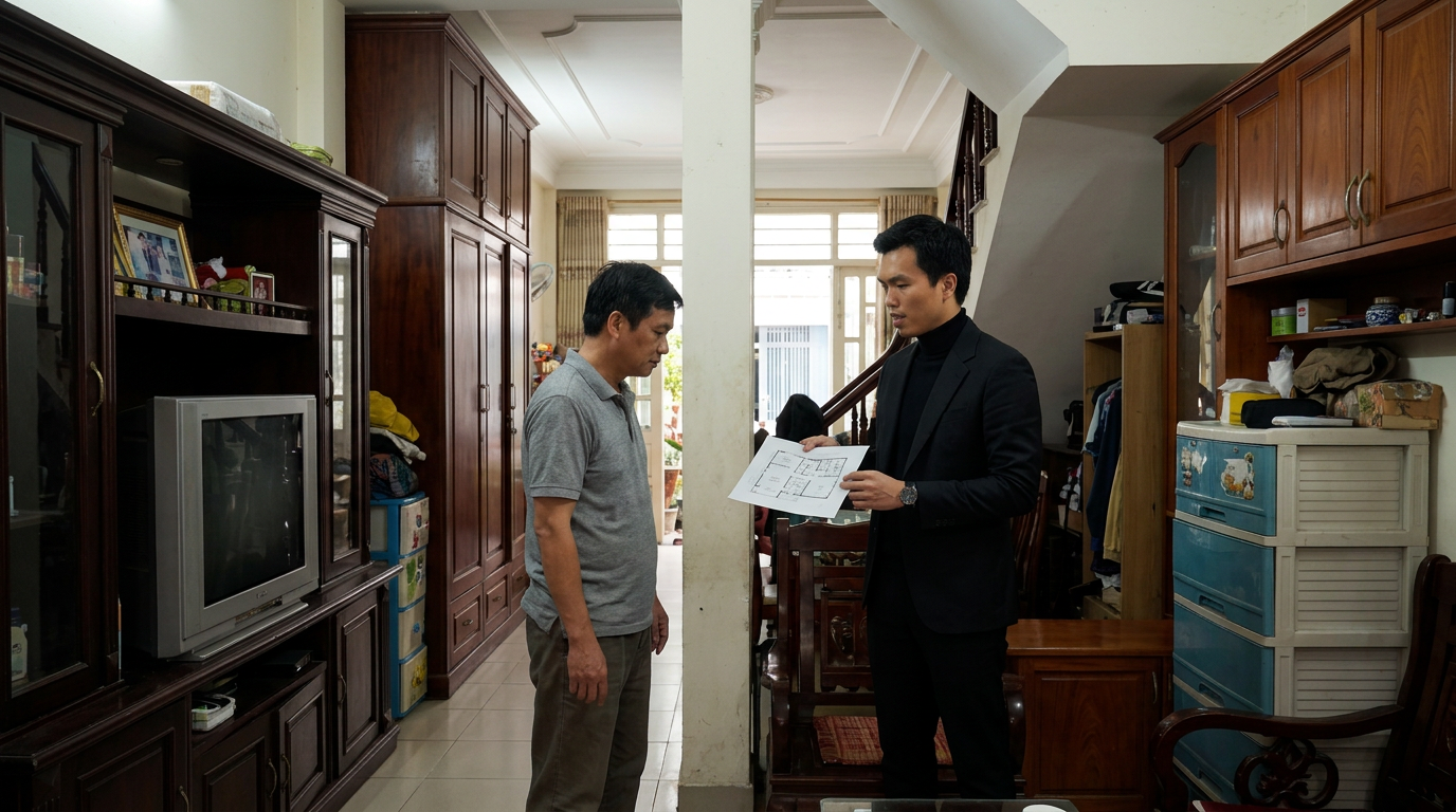Trình bày phương án bố trí nội thất nhà phố tối ưu