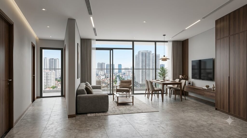Hình ảnh căn hộ mẫu Hà Nội Center Point tại 85 Lê Văn Lương trong hồ sơ Art Home