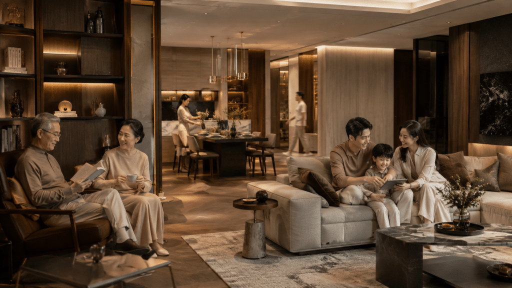 thiết kế nội thất cho Gia đình đa thế hệ